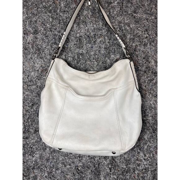 Leather Purse -B MAKOWSKY -Hobo Handbag with Adj Shoulder Strap - Picture 2 of 10